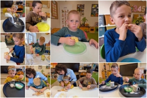 Żabki w roli cukierników